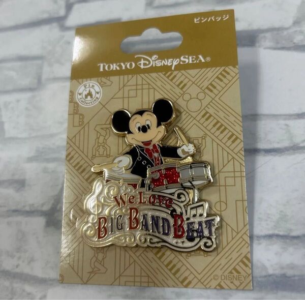 ディズニー ビッグバンドビート ピンバッジ BBB ミッキー ディズニーシー TDS 東京ディズニーリゾート