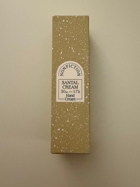 NONFICTION SANTAL CREAM ハンドクリーム 50ml 新品 未開封