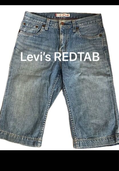 Levi's REDTAB リーバイスレッドタブ デニム ハーフパンツ 28インチ ライトブルー