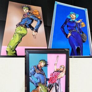 ジョジョの奇妙な冒険×GUCCI(グッチ)コラボ 岸辺露伴B【A4ポスター×3&額1枚セット】
