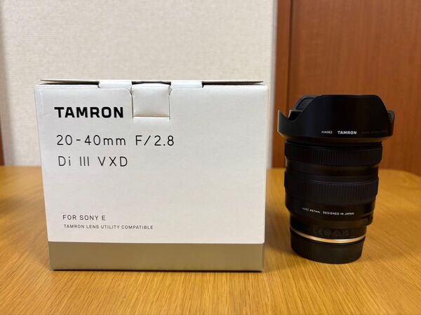 TAMRON 20-40mm F2.8 Di Ⅲ VXD Eマウント(SONY用)