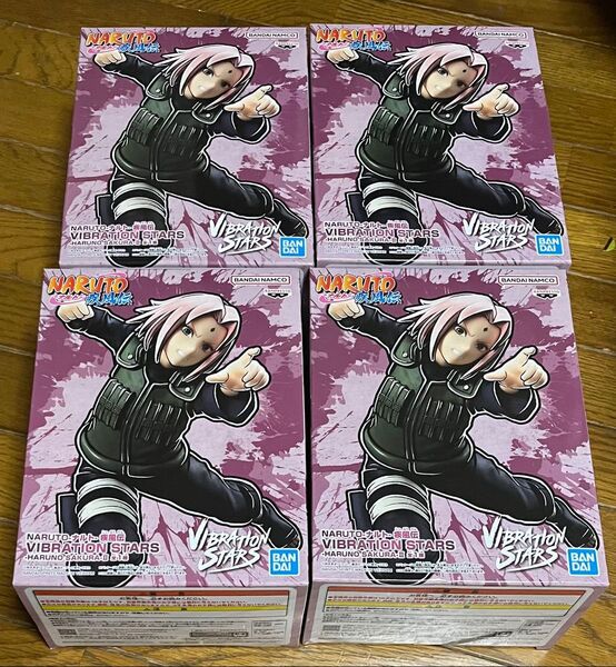 NARUTO サクラ VIBRATION STARS フィギュアx4