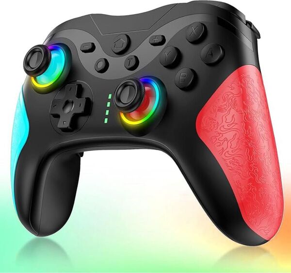 スイッチ コントローラー Switch/Switch2対応 Bluetooth 6軸ジャイロセンサー TURBO連射機能搭載