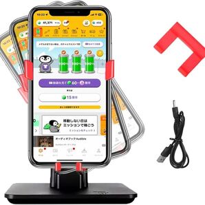 スマホ 振り子 USB給電 横揺れ 回転スイング 自動歩行 組み立て不要 ポケモンgo ポイ活 振り子 歩数 自動