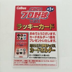 プロ野球チップス 2025 ラッキーカード