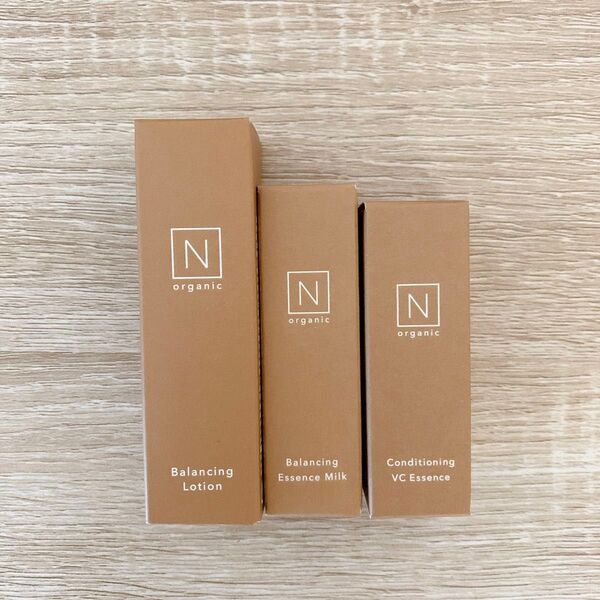 nオーガニック バランシング ローション エッセンスミルク VCエッセンス ミニ3点セット