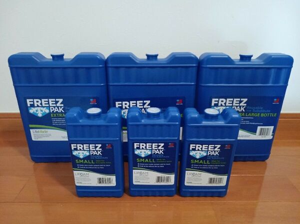 【Lifoam】FREEZE PAK 保冷剤 大小6個セット 米国製