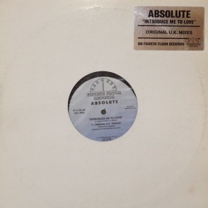 12inchレコード ABSOLUTE / INTRODUCE ME TO LOVE