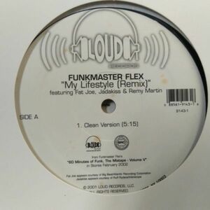 12inchレコード　 FUNKMASTER FLEX / MY LIFESTYLE REMIX