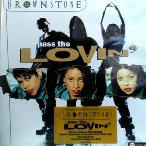 12inchレコード　 BROWNSTONE / PASS THE LOVIN