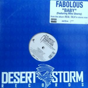 12inchレコード　 FABOLOUS / BABY feat. MIKE SHOREY