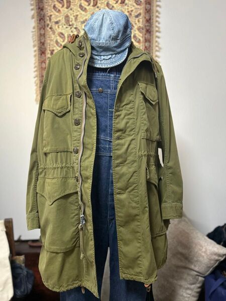 希少 ダブルアールエル RRL フィールドジャケット ミリタリージャケット モッズコート