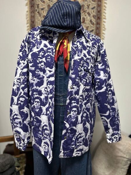 新品未使用 リアルマッコイズ ジョーマッコイ WOODSTOCK PRINT ジャケット ブルゾン