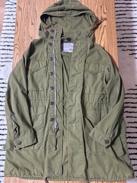 希少 ダブルアールエル RRL フィールドジャケット ミリタリージャケット モッズコート