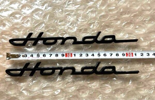 送料無料 2個 ホンダ ロゴ クラシック エンブレム 筆記体 レトロ調 S660 シビック ステップワゴン オデッセイ N-ONE