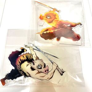 鬼滅の刃 無限城編 無限列車編 キービジュアル アクリルスタンド セット 嘴平伊之助