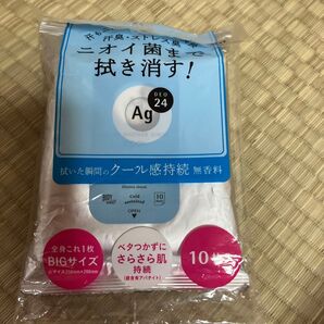 《資生堂》 エージーデオ24 クリアシャワーシート BIGサイズ クール 10枚入
