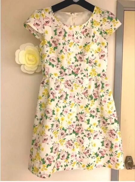 プロポーションボディドレッシング 花柄 ミニワンピース サイズ1 Sサイズ