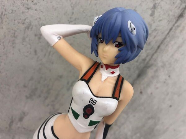2013年 原型師:ATUMI 綾波レイ フィギュア レーシング コスチューム 綾波 ブーツ グローブ 皺造形 SEGA 外箱無
