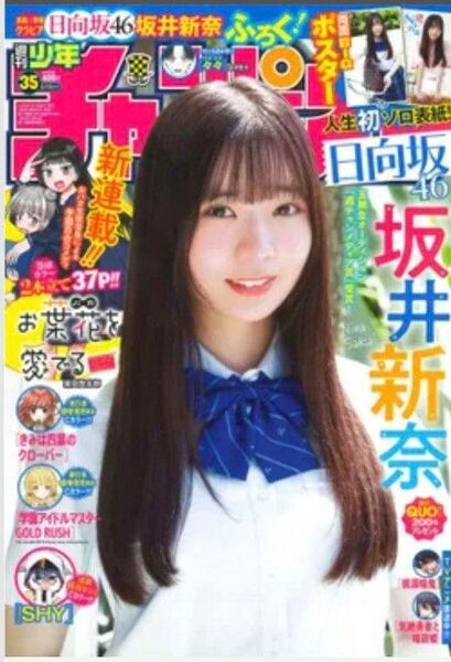 日向坂46 坂井新奈 ポスター付 週刊少年チャンピオン 35号 応募券無