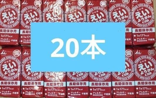 井村屋 えいようかん 和菓子 アウトドア 登山 煉20本 羊羹 まとめ売り 訳あり