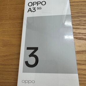 OPPO A3 5G ブラック SIMフリー 新品 未開封