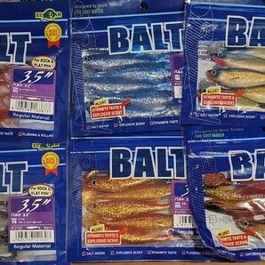 エコギア ロックフィッシュ 根魚 ワーム ヒラメ バルト 3.5インチ 6袋 未開封 未使用 フラットフィッシュ ロックフィッシュ