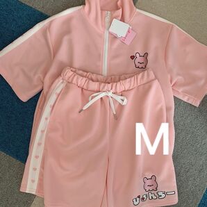 らぶいーず ジャージ 半袖 ズボン 上下セット ぴょんちー M