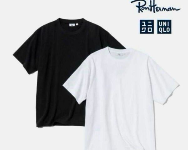 Ron Herman × UNIQLO Tシャツ 黒白セット XL 送料無料 ロンハーマン ユニクロ タマタカ店オープン記念