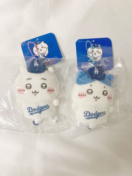 ちいかわ MLB TOKYO SERIES マスコット ドジャース ハチワレ キーチェーン