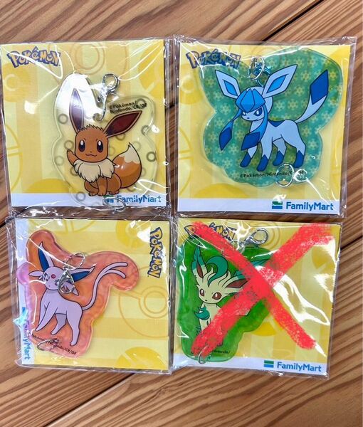 ポケモン アクリルキーホルダー の3点セット
