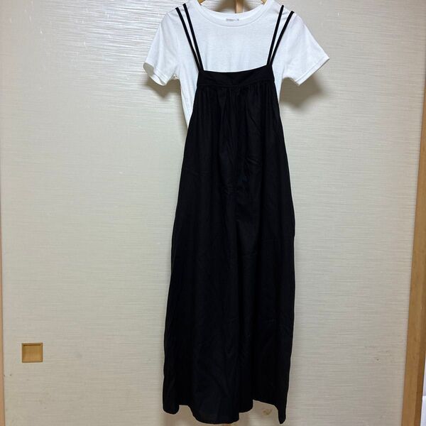 しまむら サロペット Tシャツ まとめ売り 黒 M L