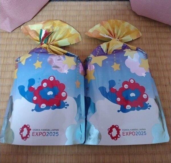 ②万博 ミャクミャク チョコインクッキー お菓子 お土産 2袋セット