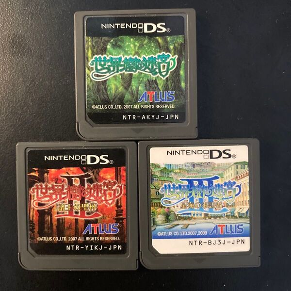 動作確認済み DS 世界樹の迷宮 Ⅰ Ⅱ Ⅲ 3本セット ソフトのみ ニンテンドーDS