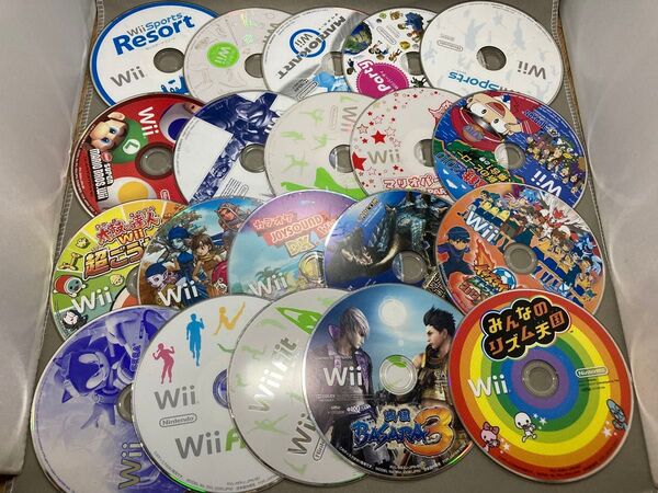Wii U ディスクのみ ゲームソフト 20枚セット まとめ売り