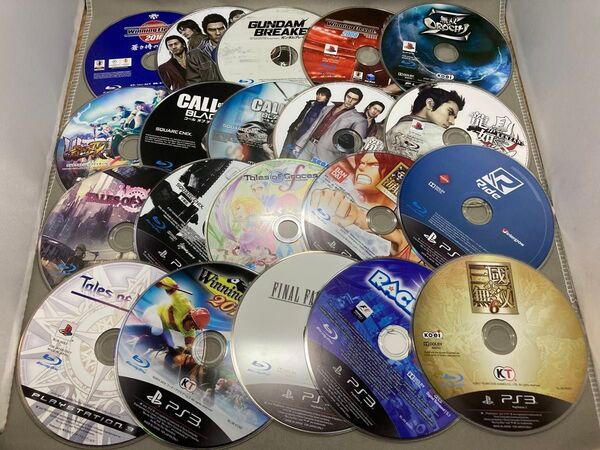 PS3 ディスクのみ ソフトのみ 20枚 セット まとめ売り Aa プレステ3