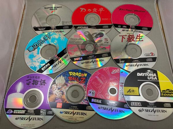 At セガサターン ゲームソフト ディスクのみ 10枚セット SS SEGA SATURN セット