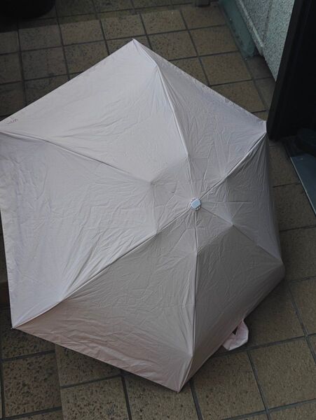 Wpc. 折りたたみ傘 遮光ポシェットタイニー 晴雨兼用 日傘 ピンク