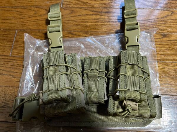 【未使用】レッグマガジンホルダー OD色 検/VFC マルイ 次世代 MWS WA G&G GHK mk18 m4 ポーチ