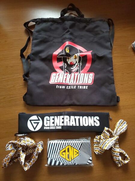 GENERATIONS fromEXILETRIBE グッズ5点セット ナップサック ペンケース