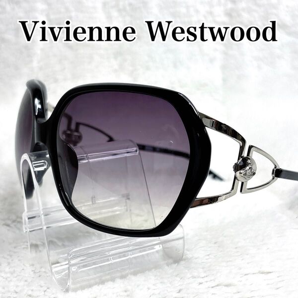 希少 Vivienne Westwood シルバーオーブ サングラス パープルxブラック イタリア製