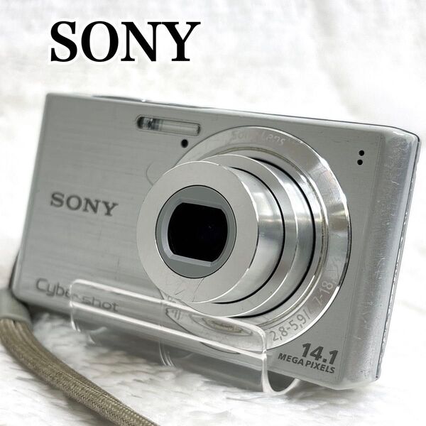 SONY CYBER-SHOT DSC-W610 充電器付 シルバー ソニー サイバーショット コンパクトデジタルカメラ