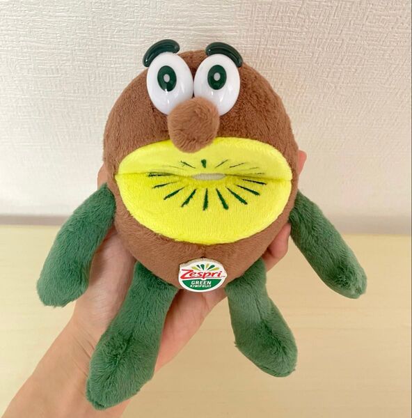 やや訳あり Zespri セスプリ キウイブラザーズ ぬいぐるみ 小 グリーン 1点
