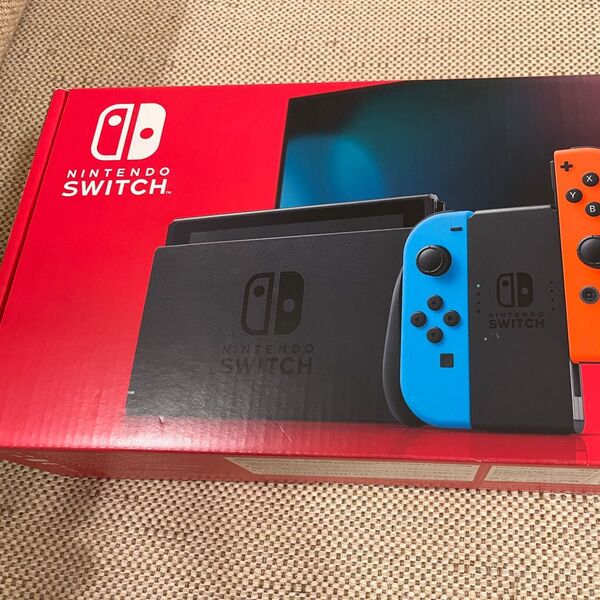 (新品同様)Nintendo Switch ニンテンドースイッチ 本体 ネオンレッド ネオンブルー