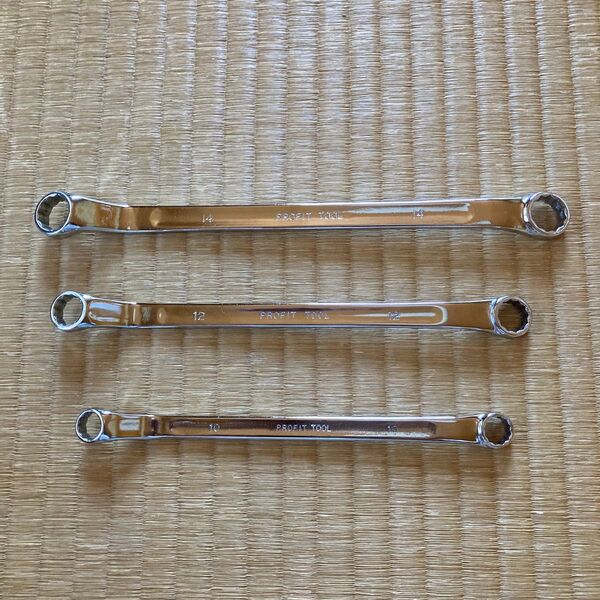 PROFIT TOOL メガネレンチ 3個セット 10/12/14mm