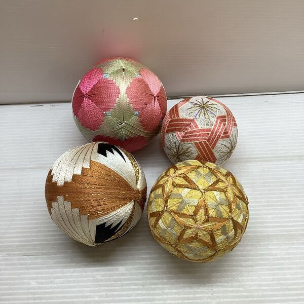 ☆手まり 手毬 まり 和風 置物 刺繍 和小物 飾り インテリア オブジェ