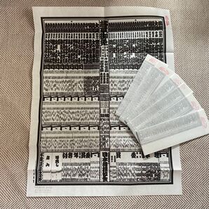 大相撲 番付表