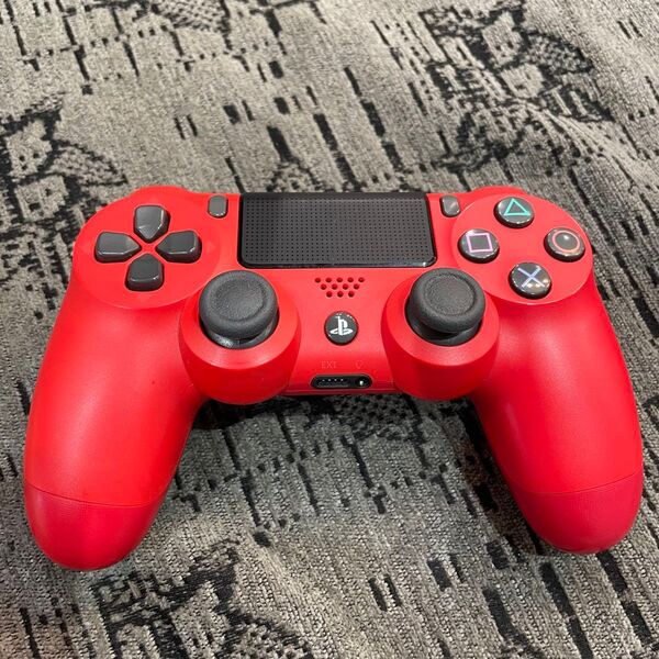 動作確認 PS4 ワイヤレスコントローラー DUALSHOCK4 レッド CUH-ZCT2J PlayStation4 本体のみ