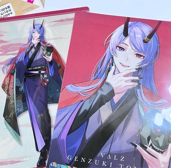 にじさんじ 弦月 藤士郎 クリアファイル VΔLZ ローソン