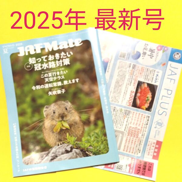 JAF Mate 2025年最新号 関東版